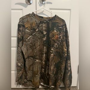 Carhartt camo medium long sleeve shirt